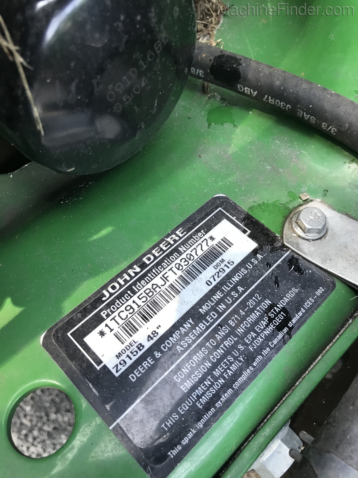 2015 John Deere Z915B Image 8