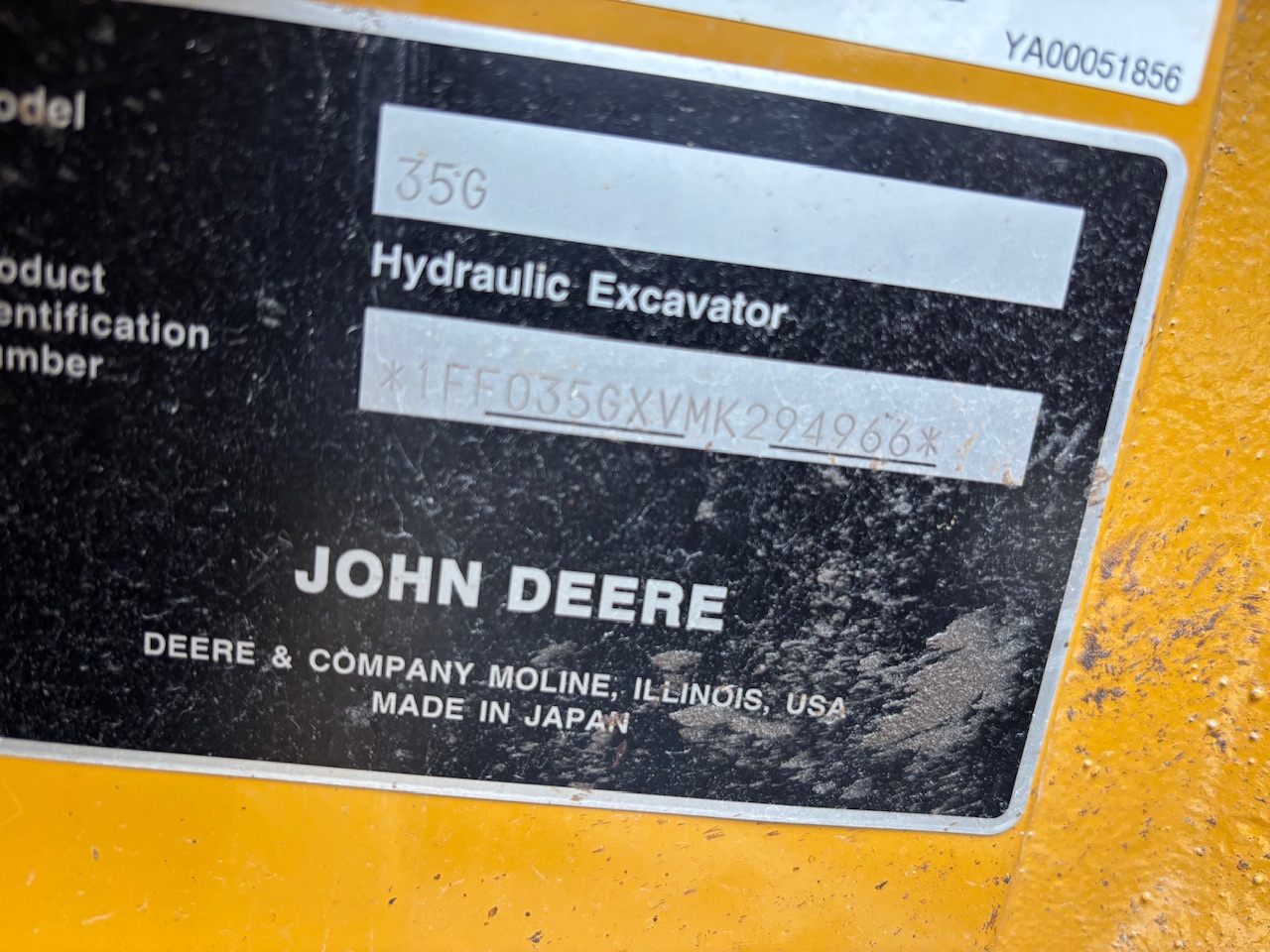  2021 John Deere 35G at Heritage Tractor in Macomb, IL