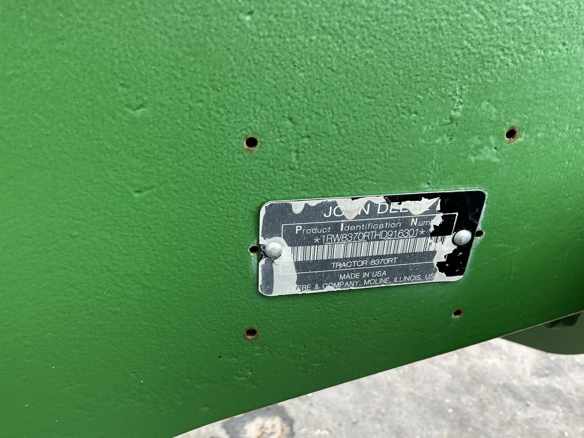 2017 John Deere 8370RT Image 10