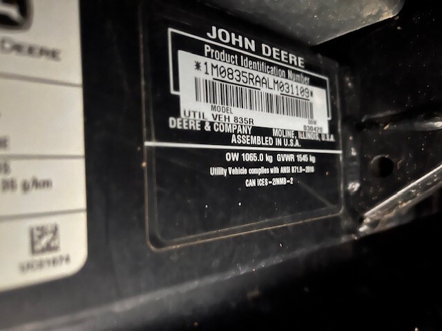  2020 John Deere XUV 835R at Heritage Tractor in West Plains, MO