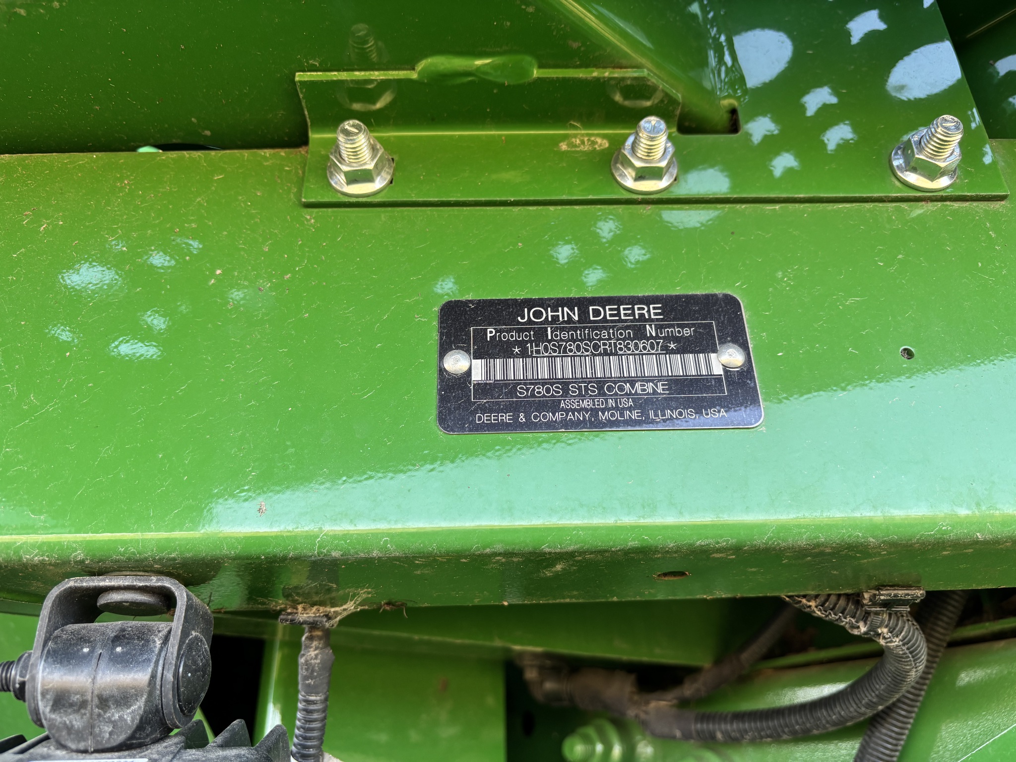  2024 John Deere S780 at Heritage Tractor in Monmouth, IL