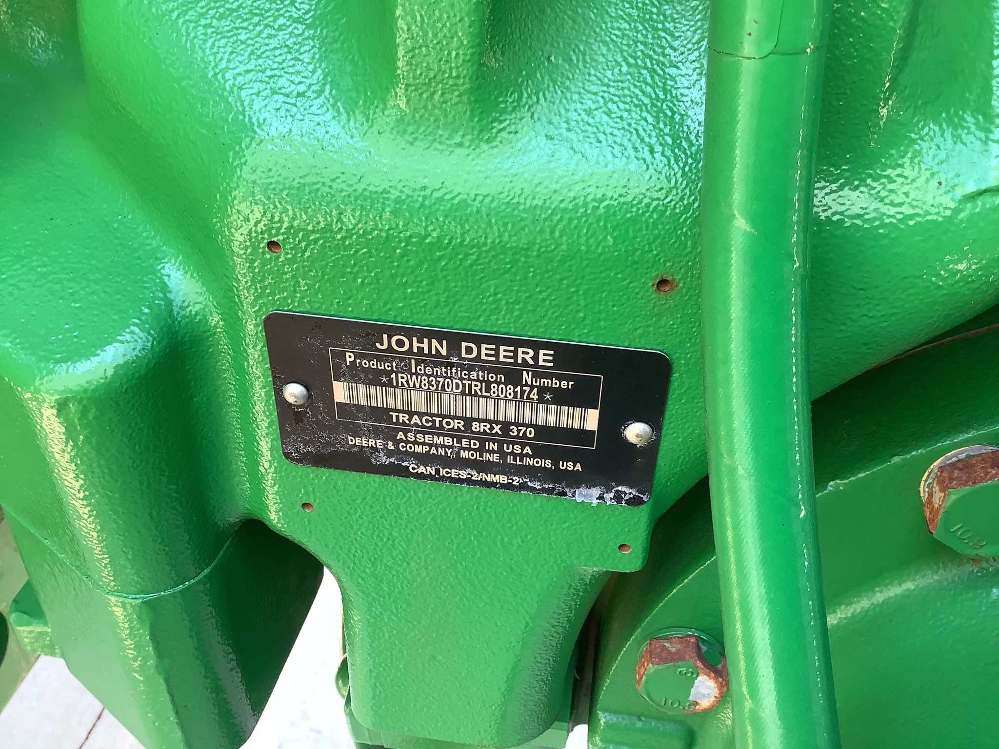 2024 John Deere 8RX 370 Image 18