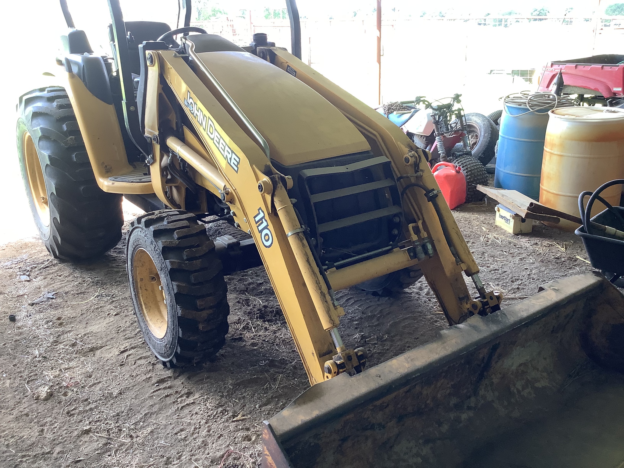 2007 John Deere 110TLB Image 10