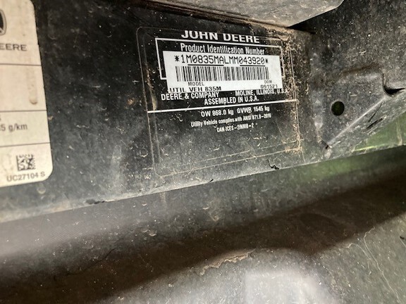Photo of 2021 John Deere XUV 835M
