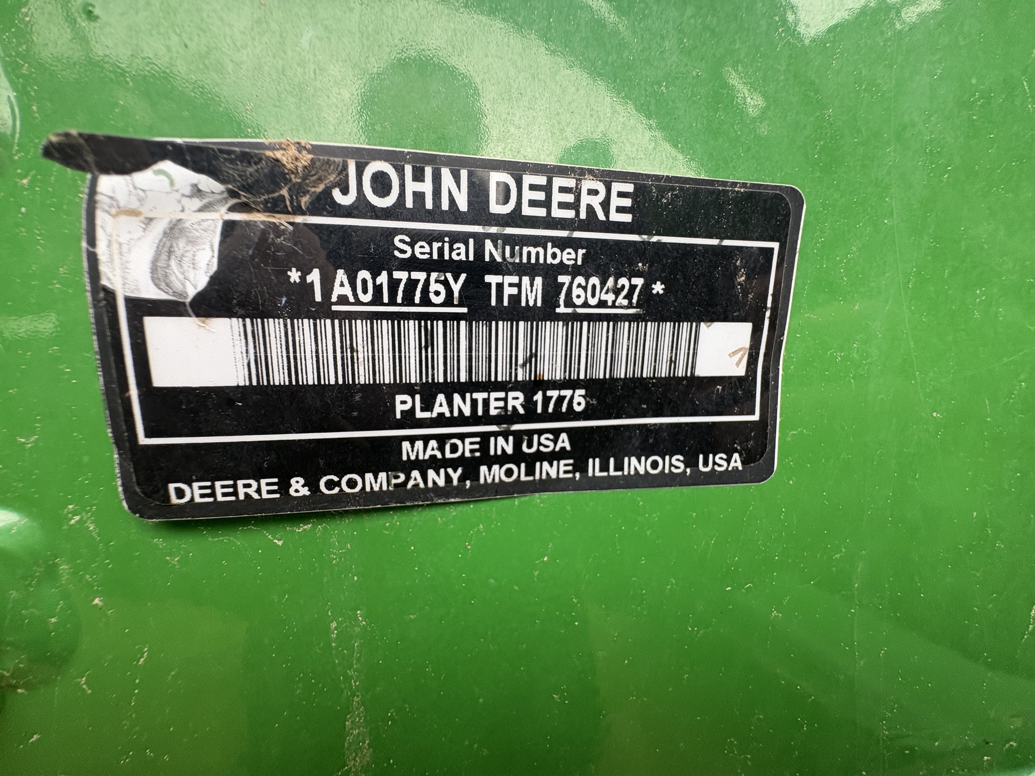2015 John Deere 1775NT Image 13