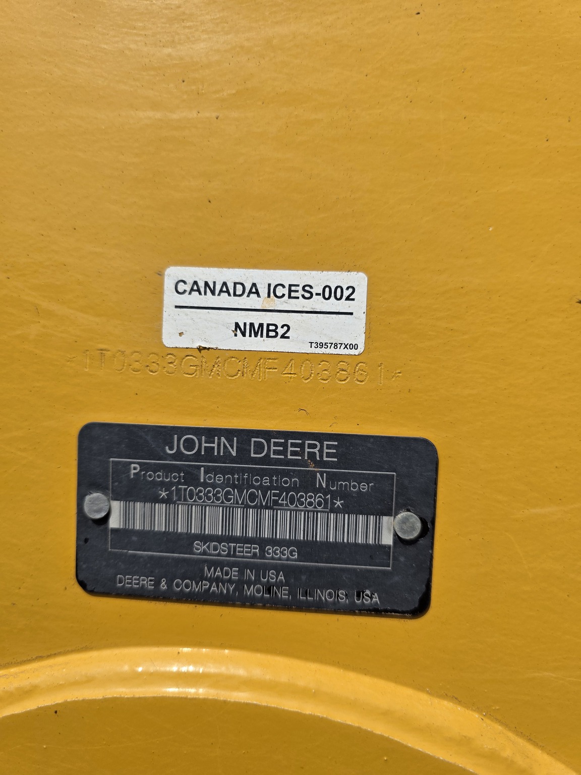 2021 John Deere 333G Image 15