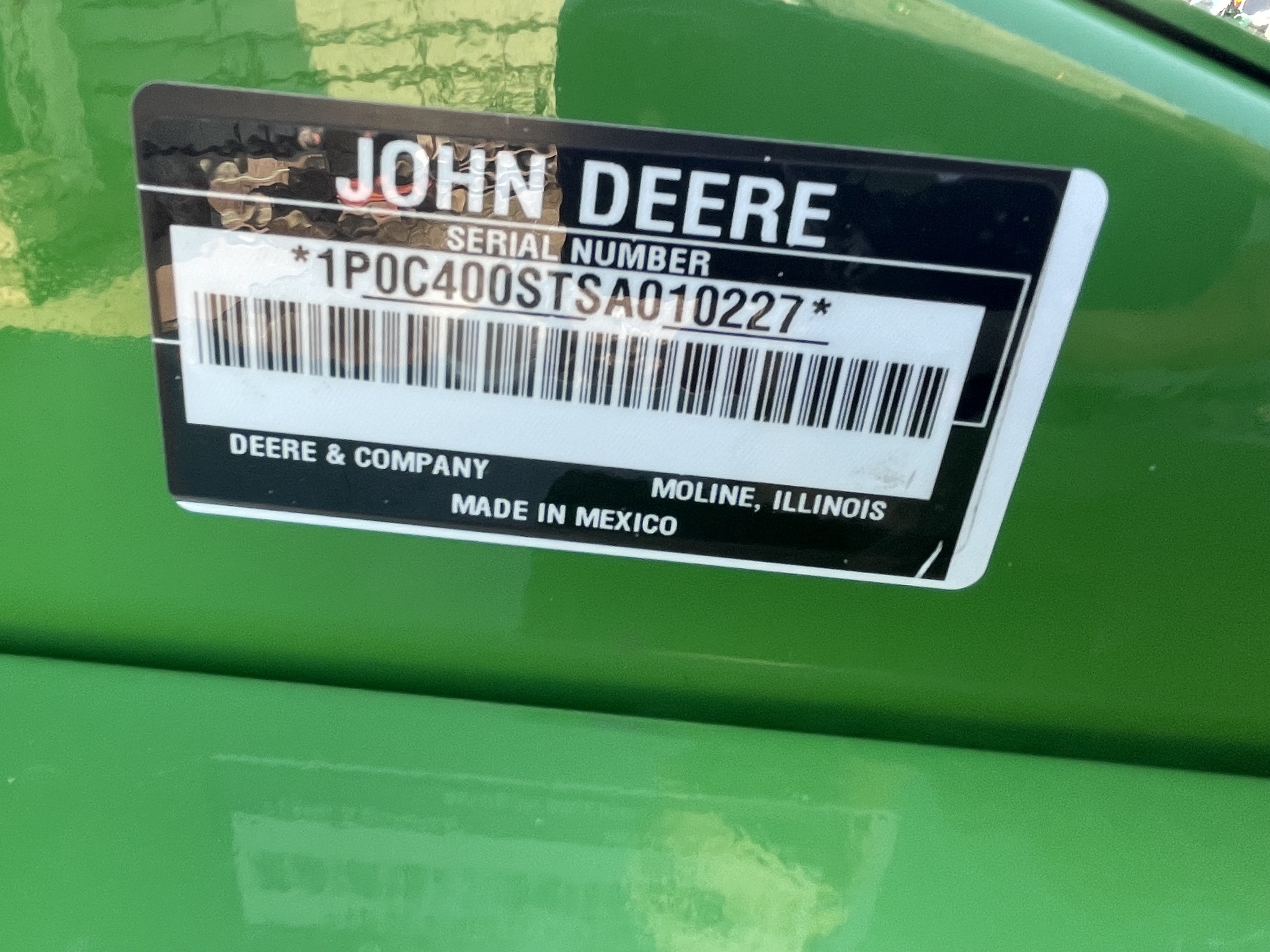 2025 John Deere C400 Image 17