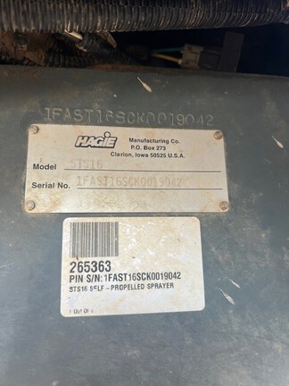 Photo of 2019 Hagie STS16