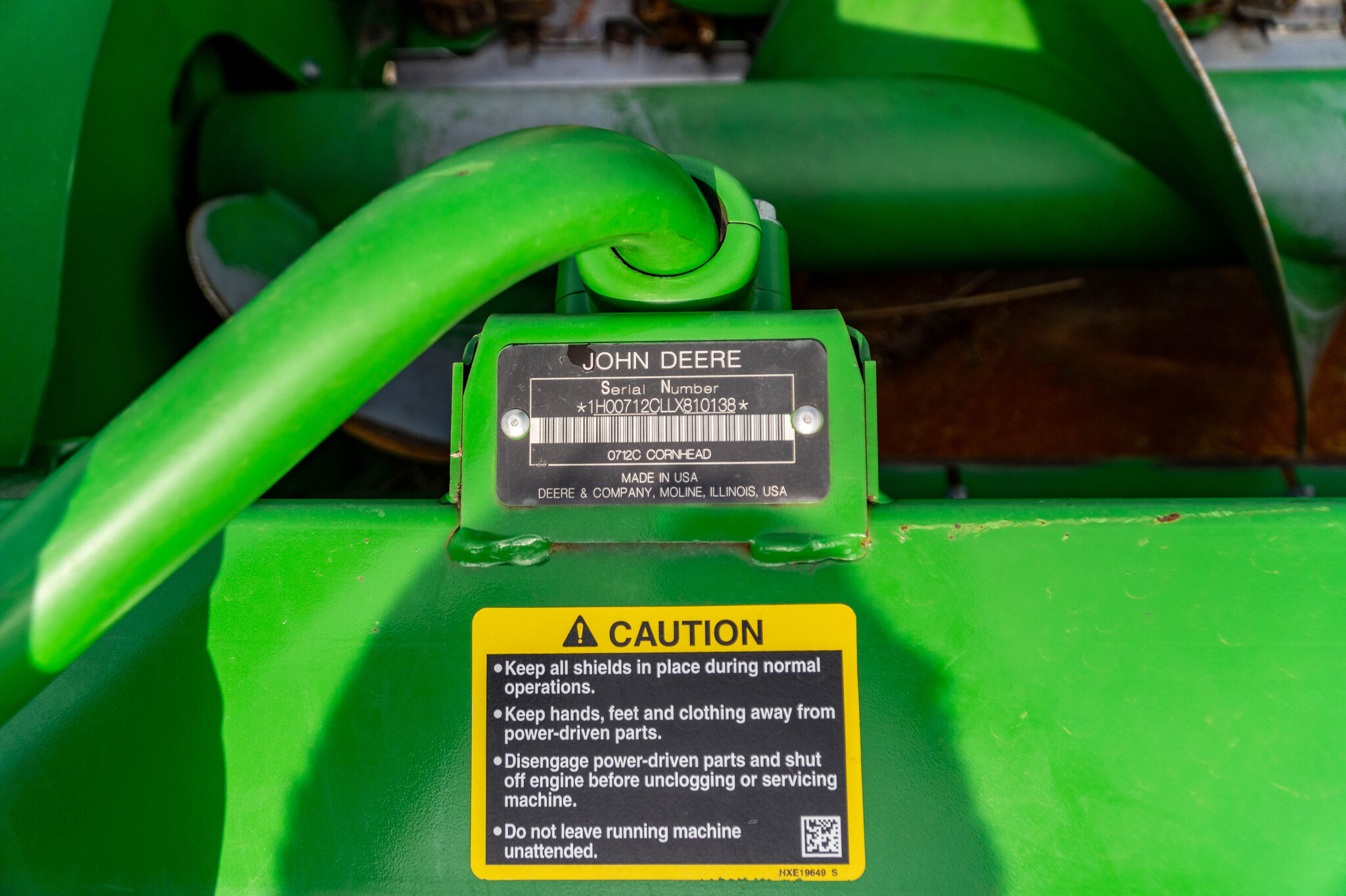 Used 2020 John Deere 712C Corn and Row Crop headers at Koenig Equipment in Greensburg, IN - PhotoXL27