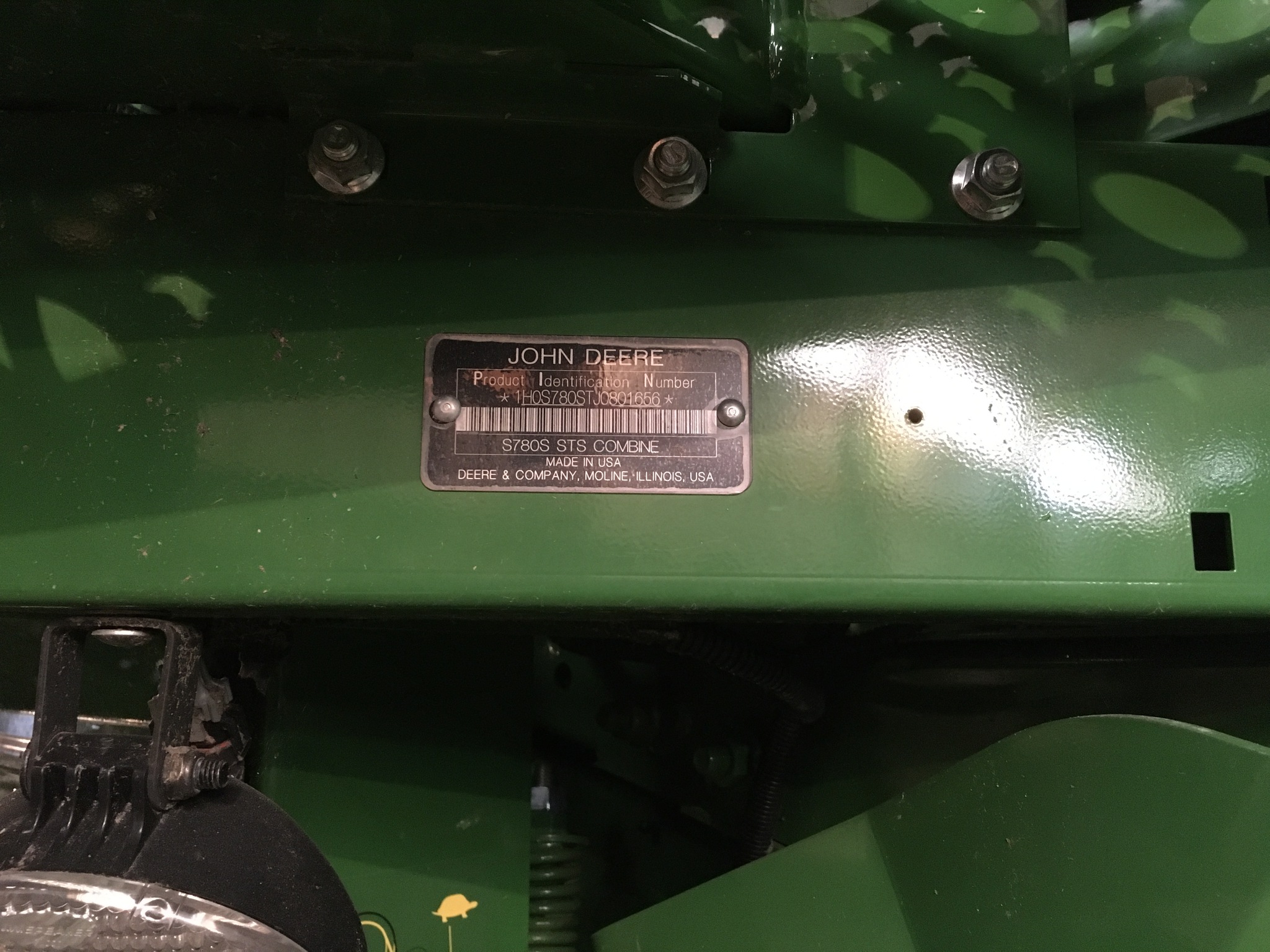 2018 John Deere S780 Image 7