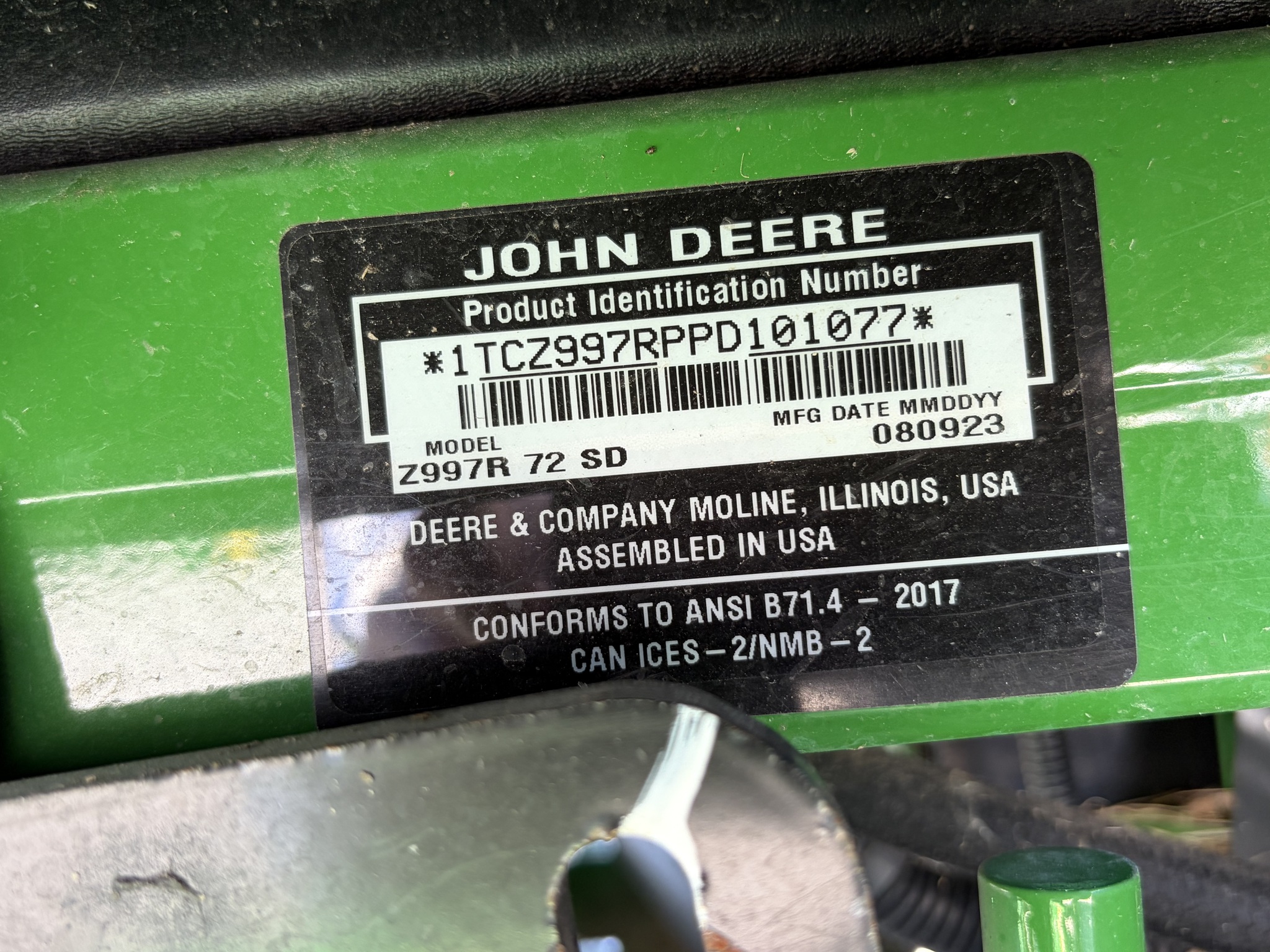 2023 John Deere Z997R Image 17
