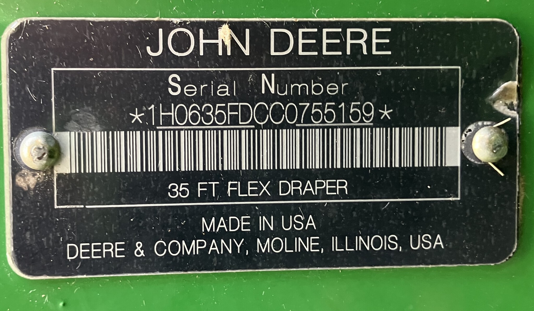2013 John Deere 635FD Image 21