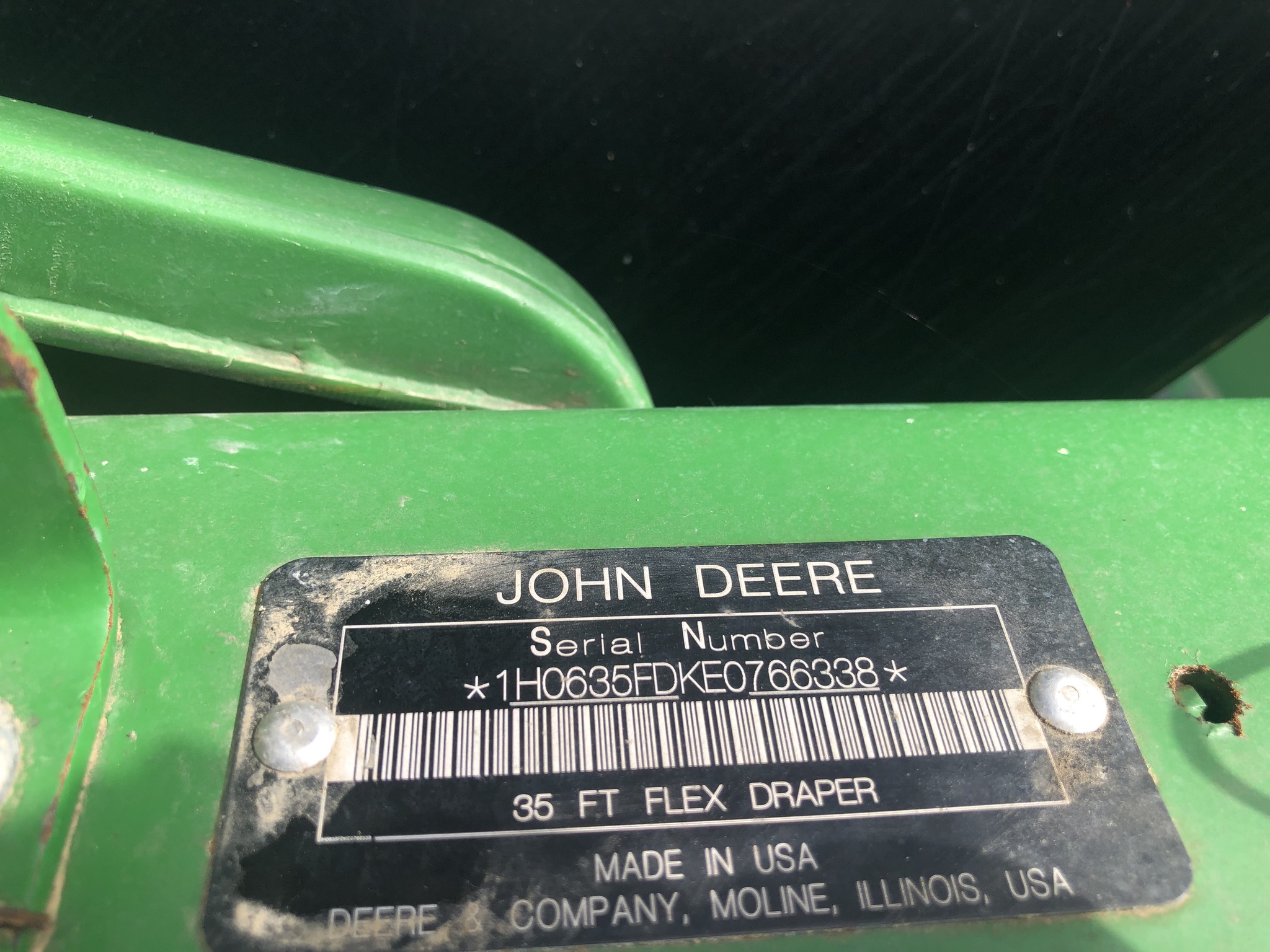2014 John Deere 635FD Image 6