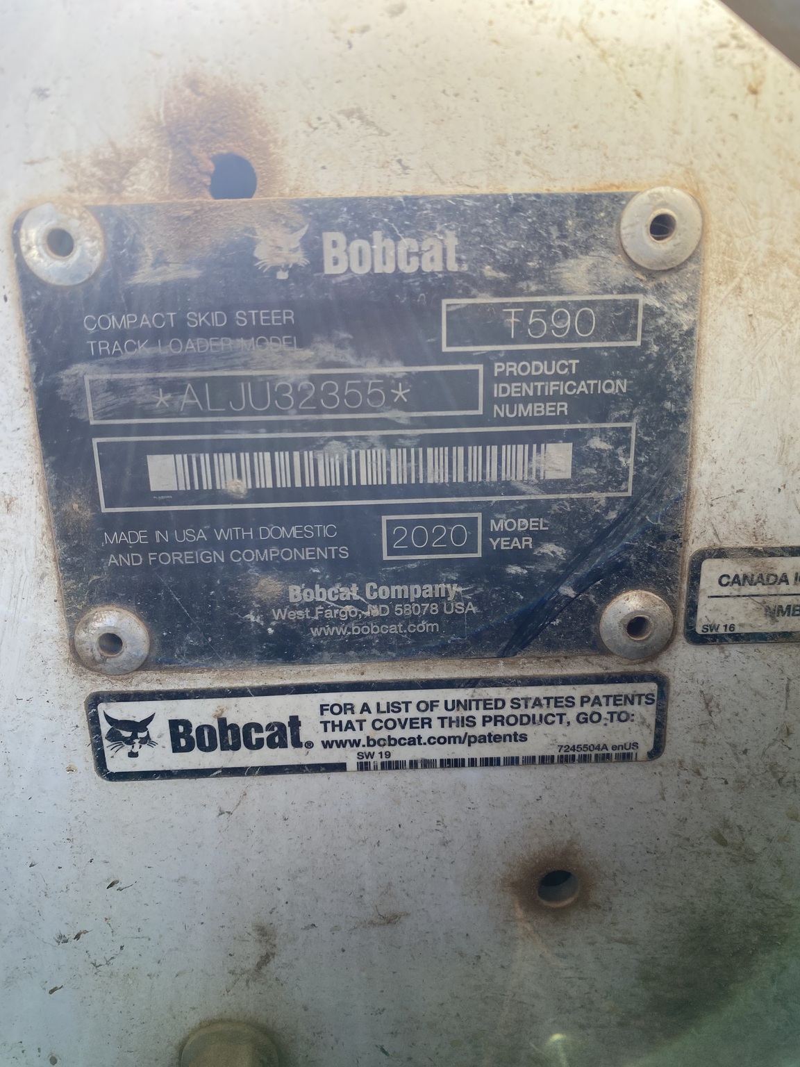 2020 Bobcat T590 Image 2