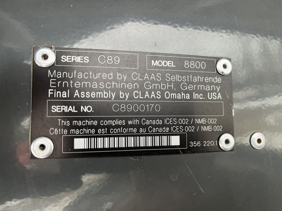 2020 Claas 8800