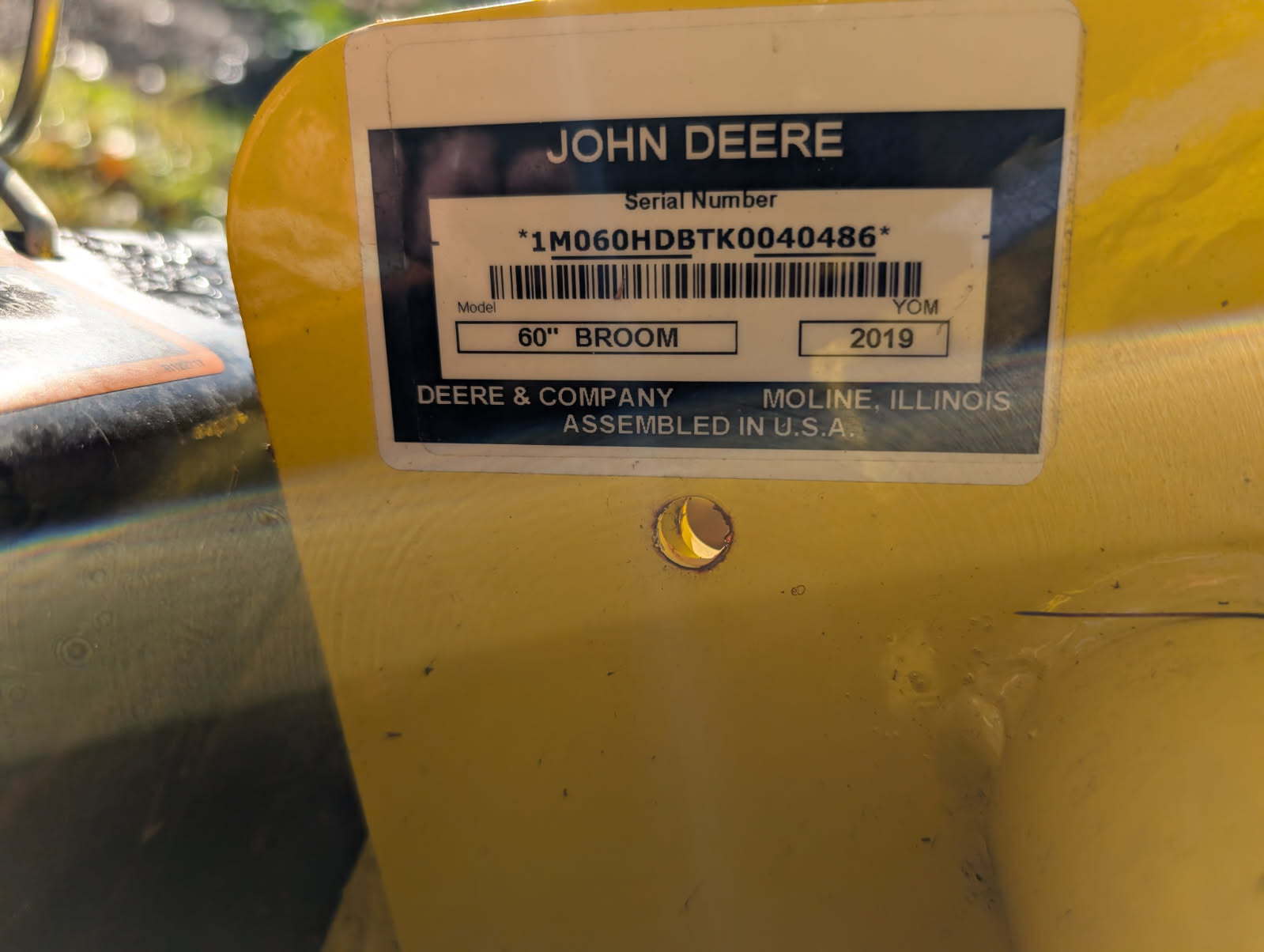 2019 John Deere 60hd Image 2