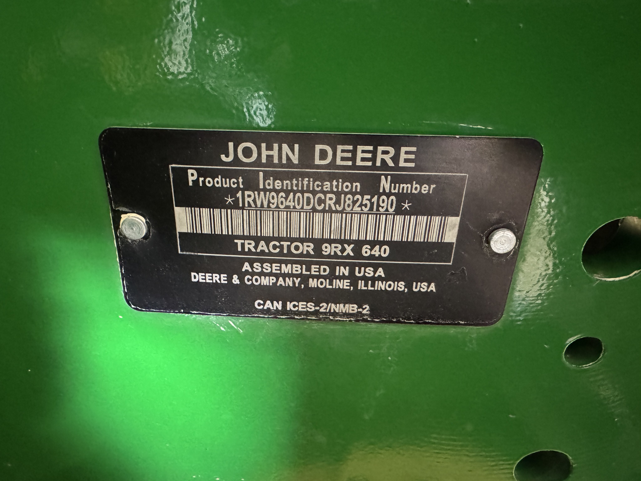 2024 John Deere 9RX 640 Image 2