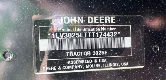 2026 John Deere 3025E