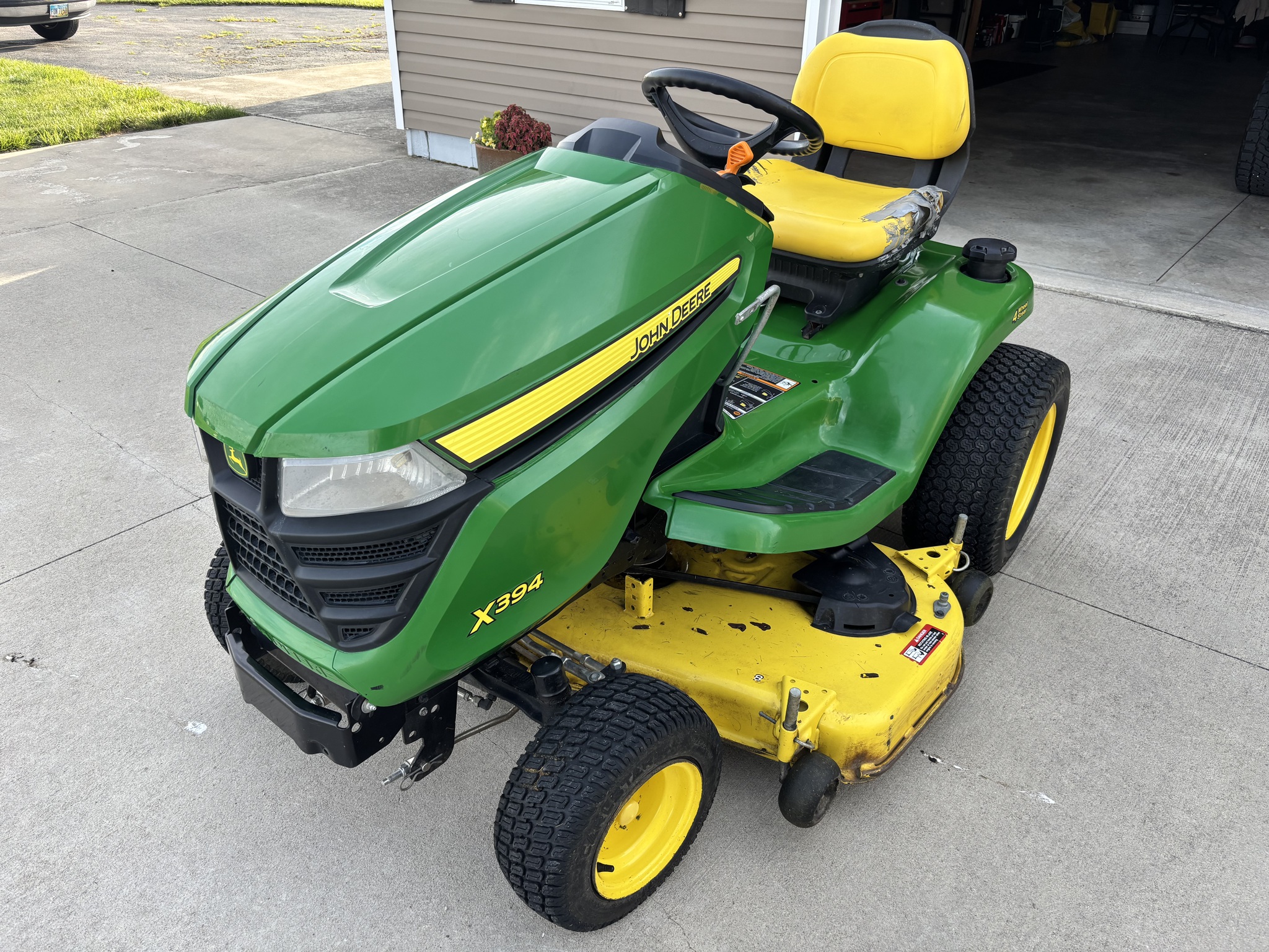 Used 2017 John Deere X394 Lawn & Garden Tractors at Koenig Equipment in Botkins, OH - PhotoXL0