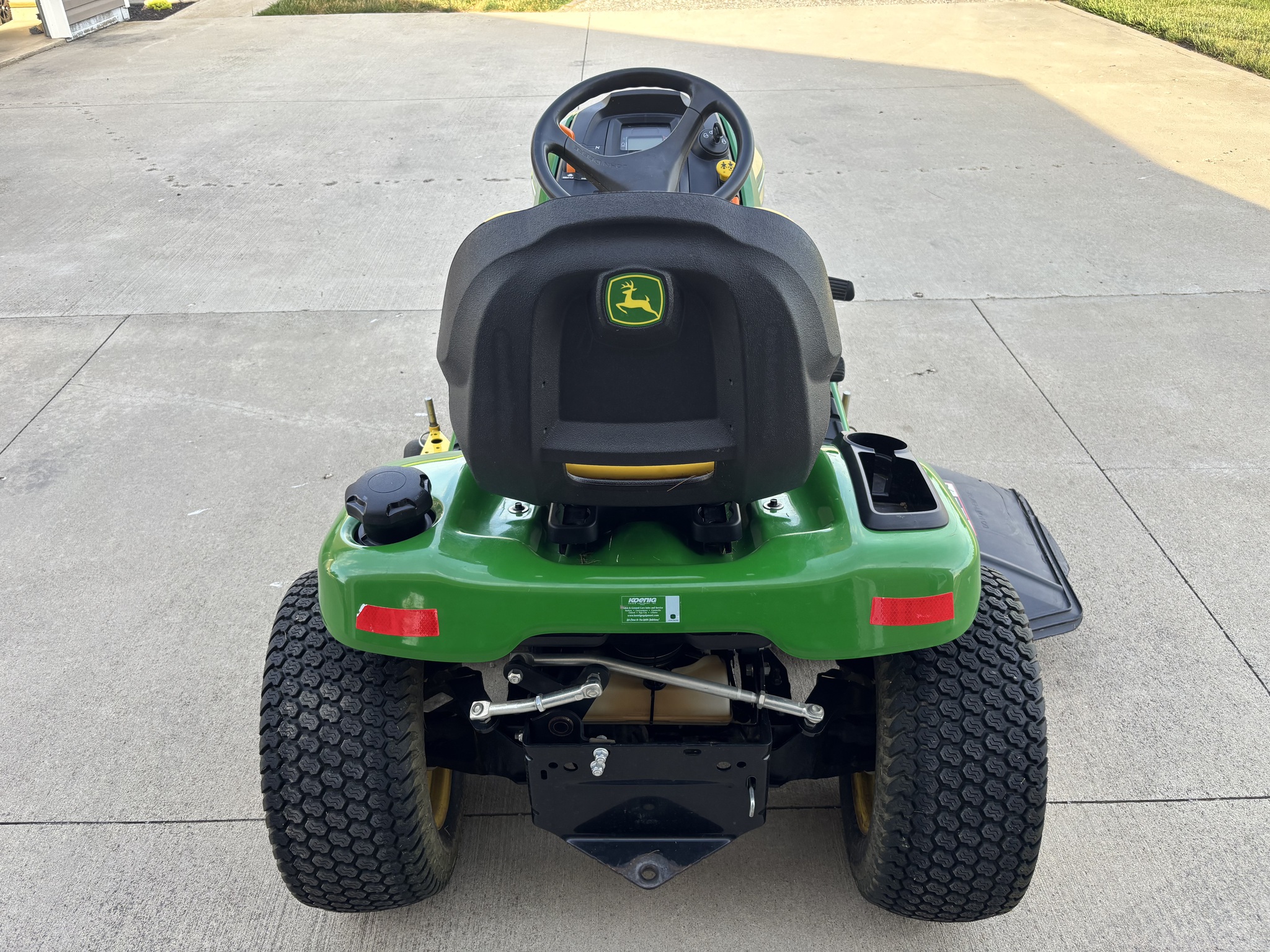 Used 2017 John Deere X394 Lawn & Garden Tractors at Koenig Equipment in Botkins, OH - PhotoXL4
