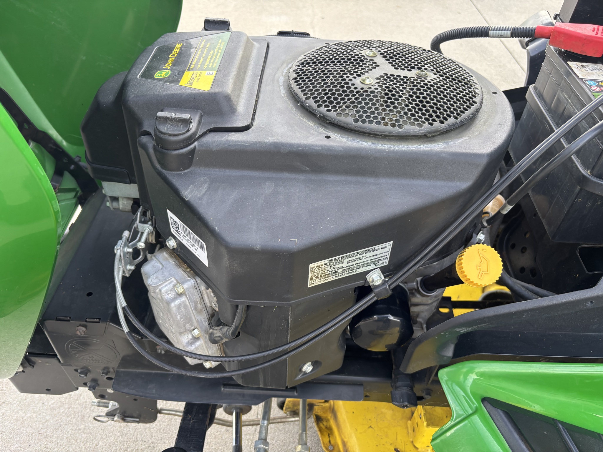 Used 2017 John Deere X394 Lawn & Garden Tractors at Koenig Equipment in Botkins, OH - PhotoXL12