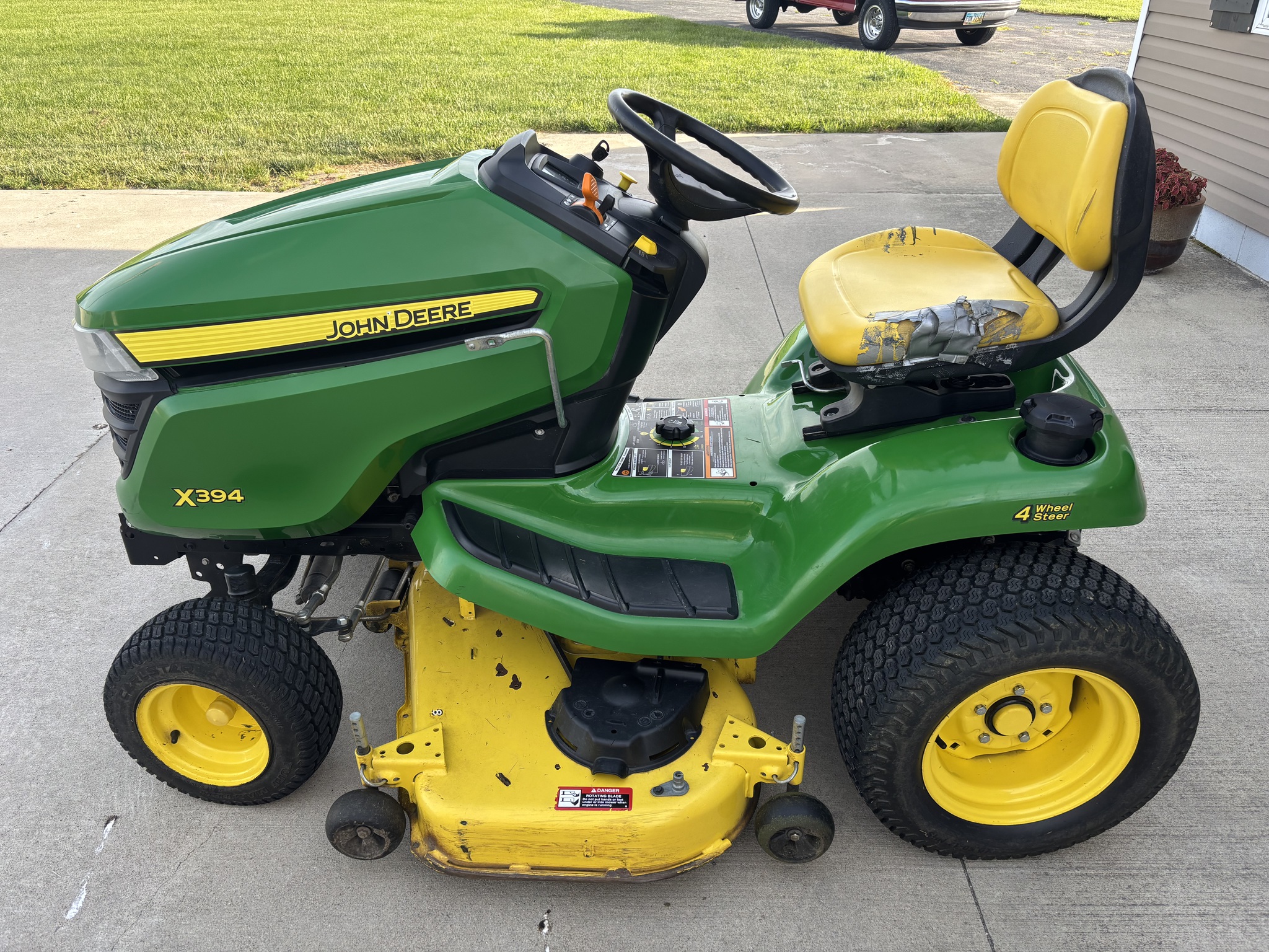 Used 2017 John Deere X394 Lawn & Garden Tractors at Koenig Equipment in Botkins, OH - PhotoXL7