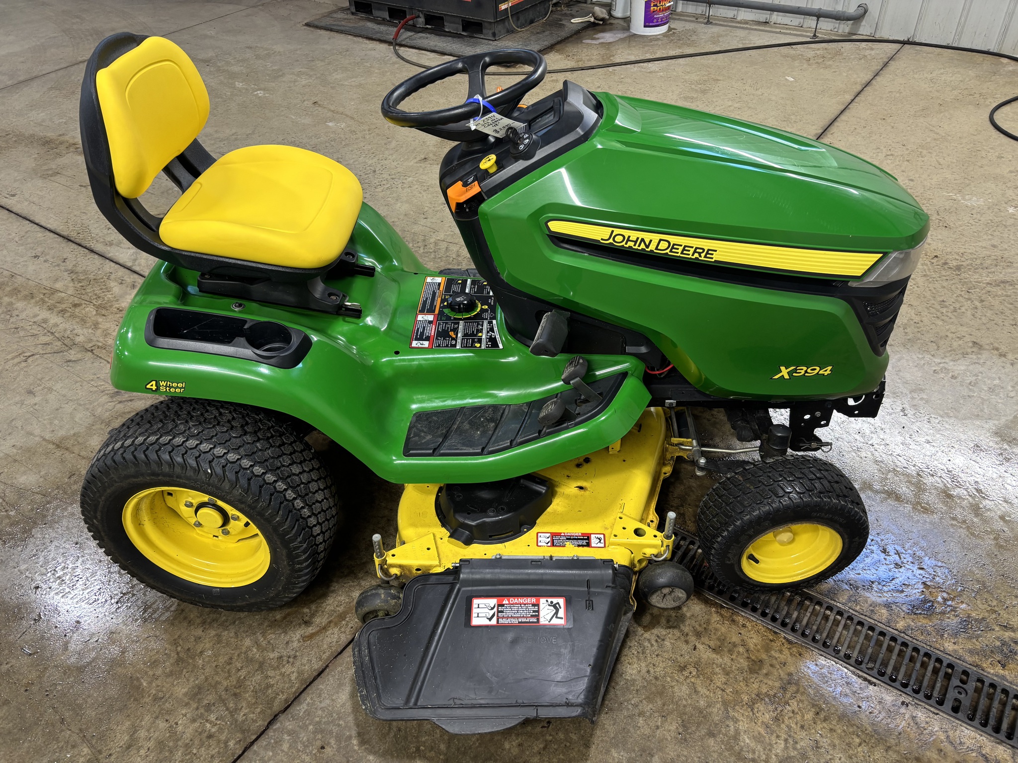 Used 2017 John Deere X394 Lawn & Garden Tractors at Koenig Equipment in Botkins, OH - PhotoXL6