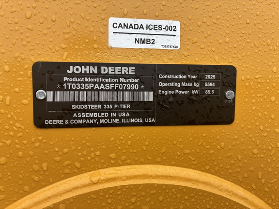 2025 John Deere 335 P (15th thumbnail)