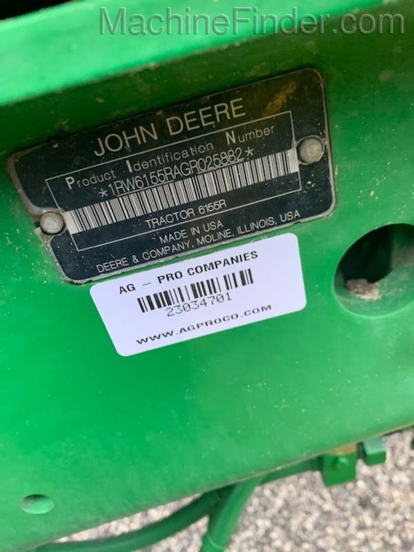 2016 John Deere 6155R Image 6