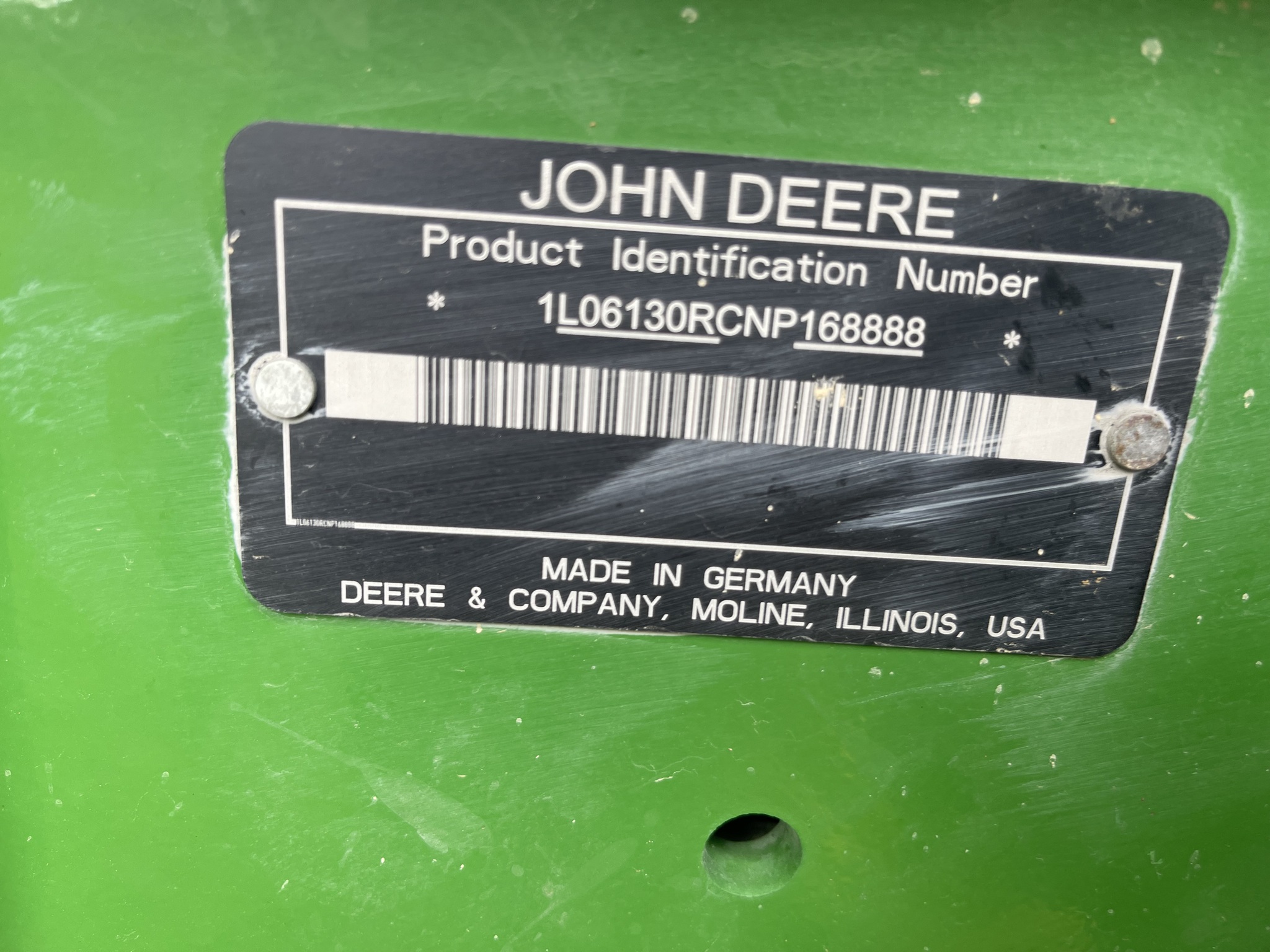  2023 John Deere 6R 130 at Heritage Tractor in Rockport, IL