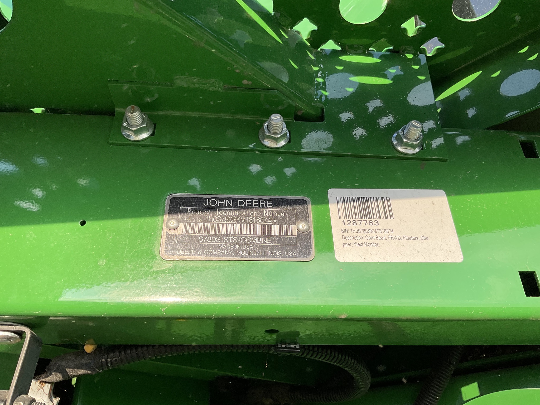 2021 John Deere S780 Image 23