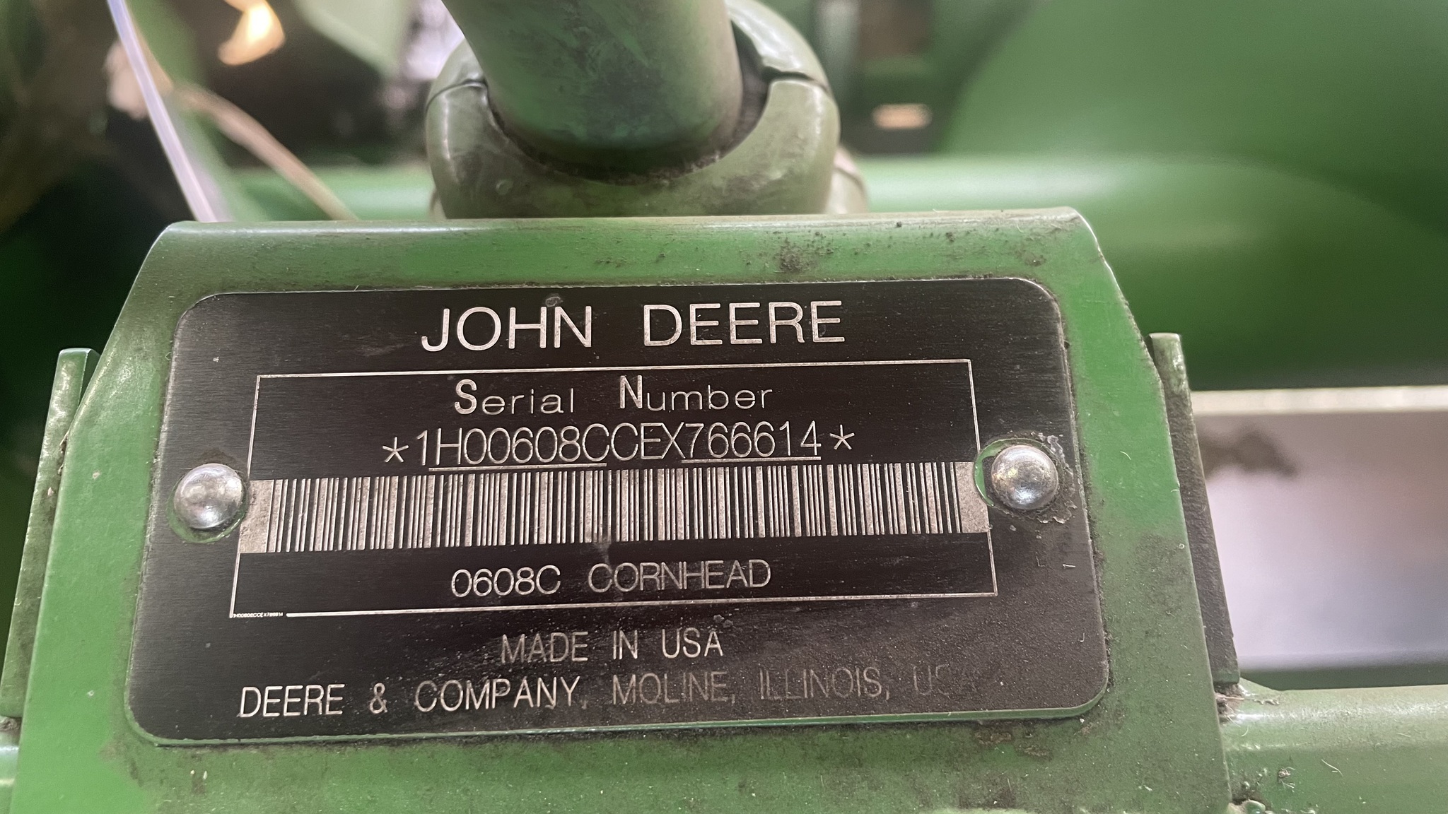 2014 John Deere 608C Image 6