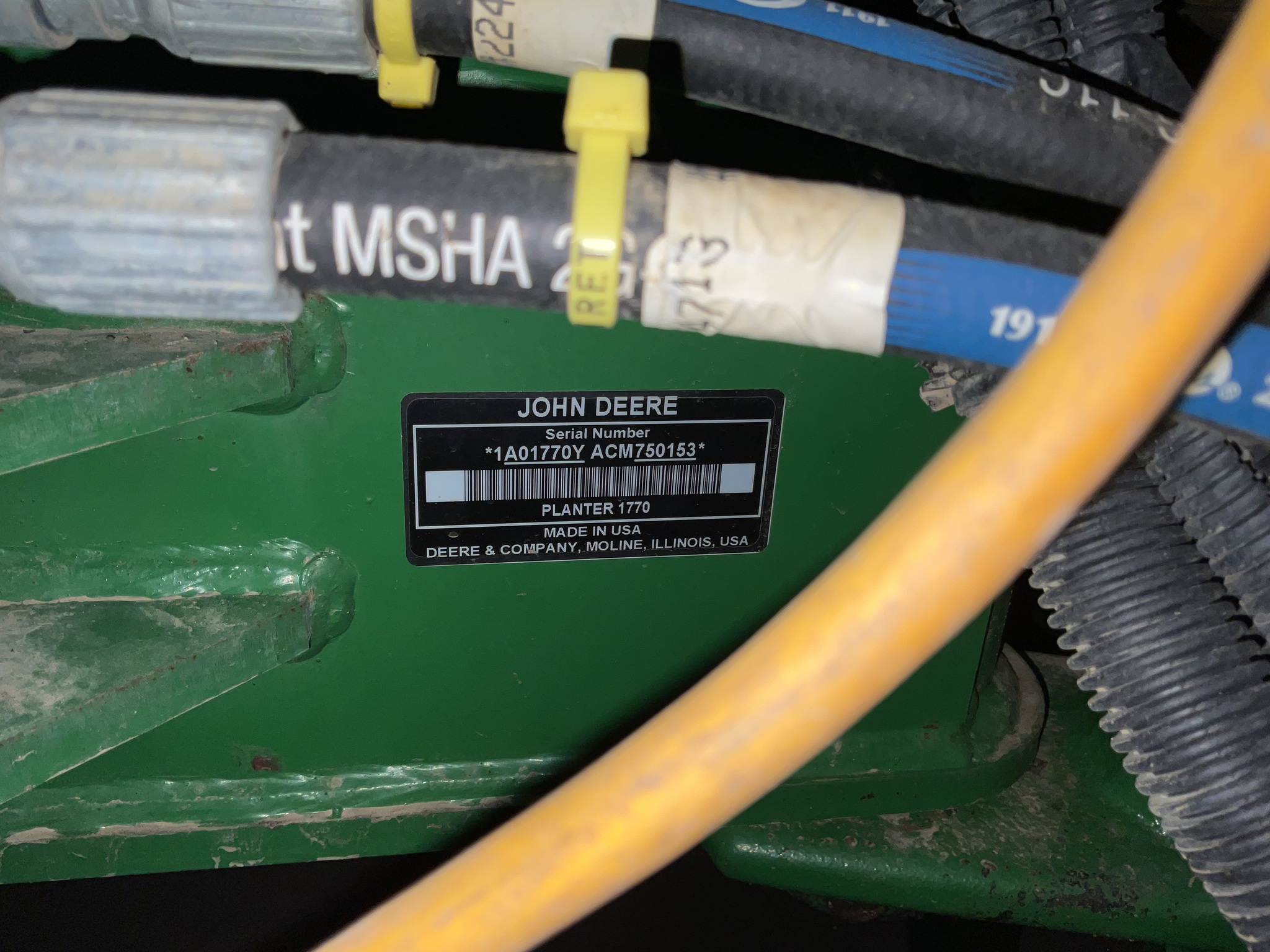 2012 John Deere 1770NT Image 10