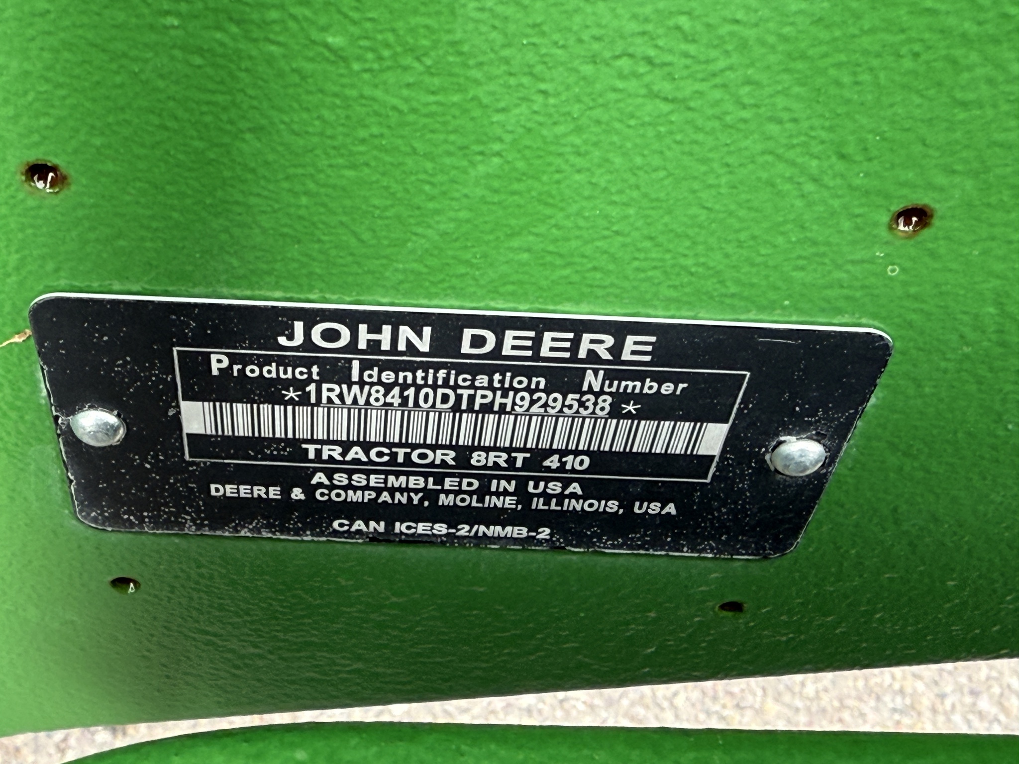 2023 John Deere 8RT 410 Image 44
