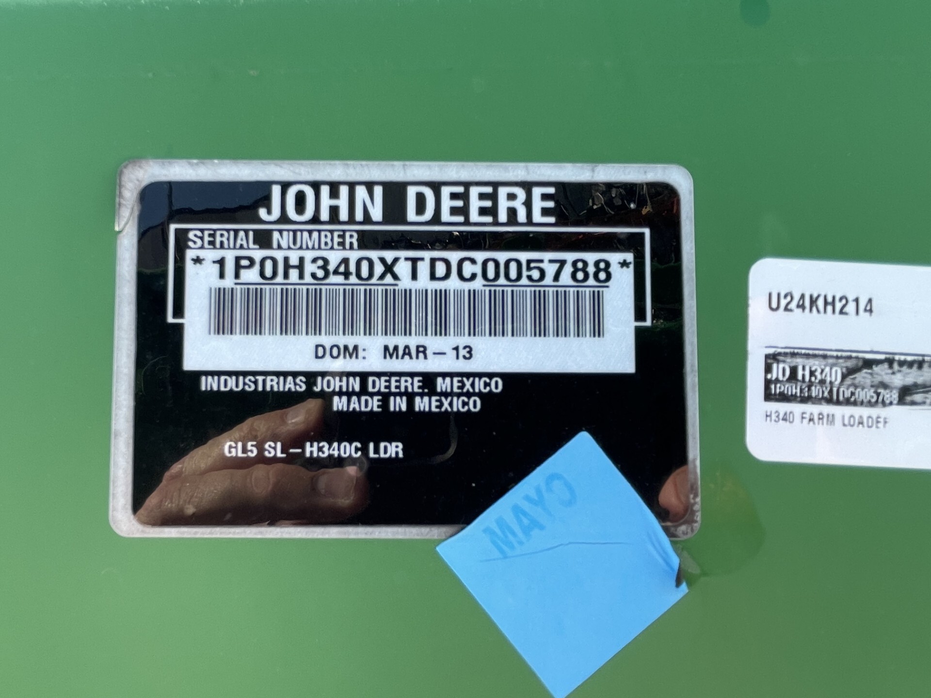2013 John Deere H340 Image 13