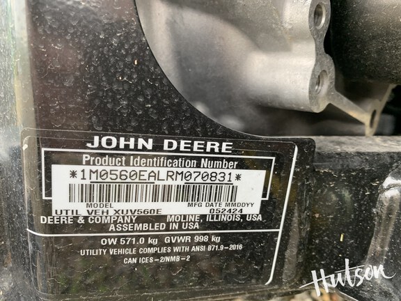 Photo of 2024 John Deere XUV 560E