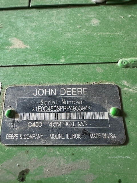 2024 John Deere C450 at Heritage Tractor in Freeport, IL