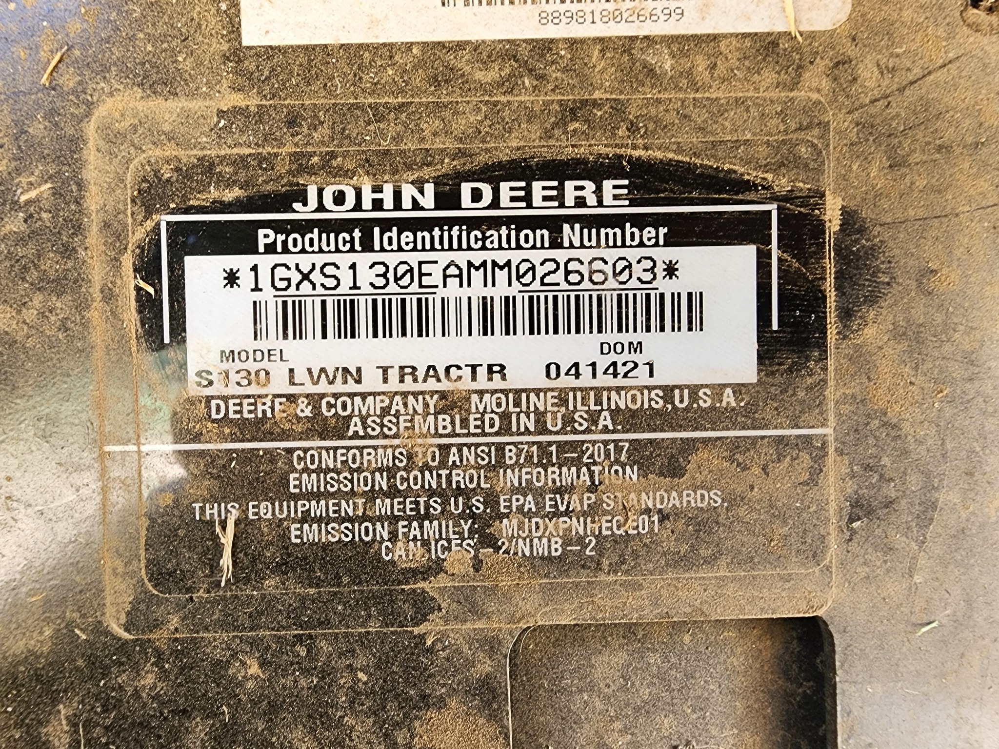 2021 John Deere S130 Image 9