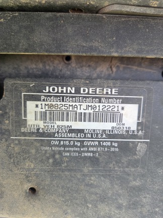 Photo of 2018 John Deere XUV 825M