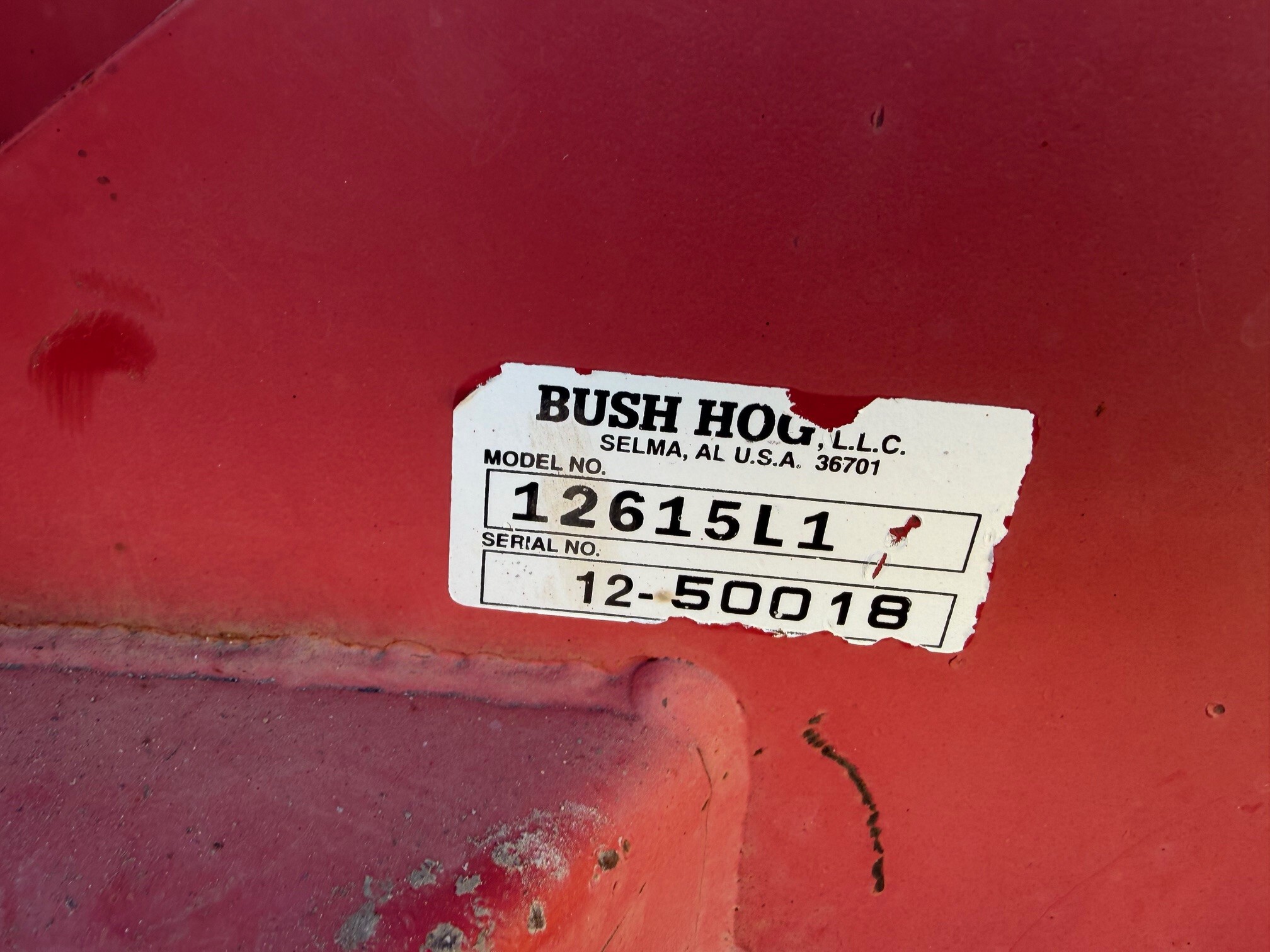 Bush Hog 12615 Image 8