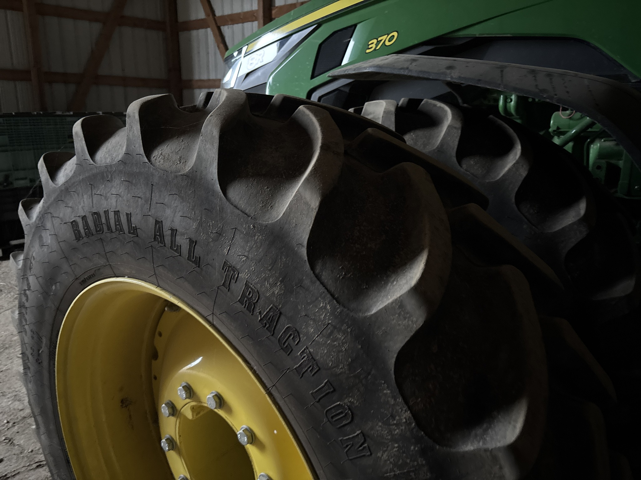 Used 2024 John Deere 8R 370 Row Crop Tractors at Koenig Equipment in Urbana, OH - PhotoXL12