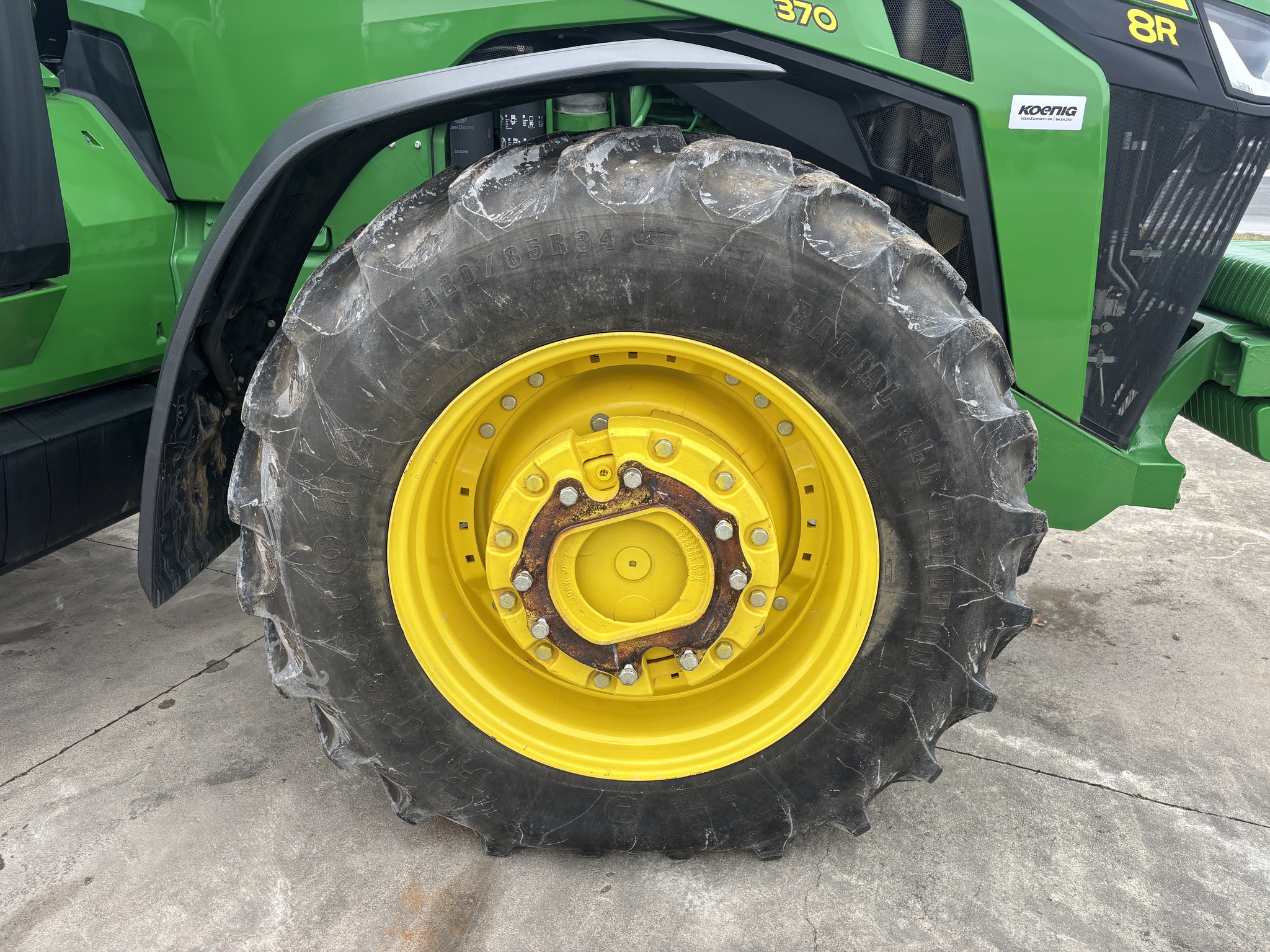 Used 2022 John Deere 8R 370 Row Crop Tractors at Koenig Equipment in Anna, OH - PhotoXL20