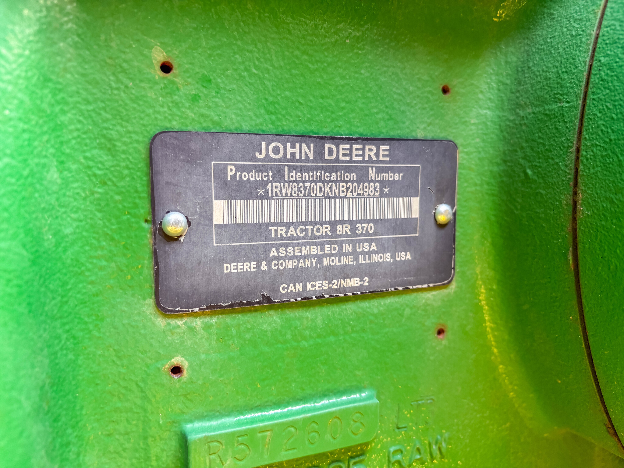 Used 2022 John Deere 8R 370 Row Crop Tractors at Koenig Equipment in Anna, OH - PhotoXL38
