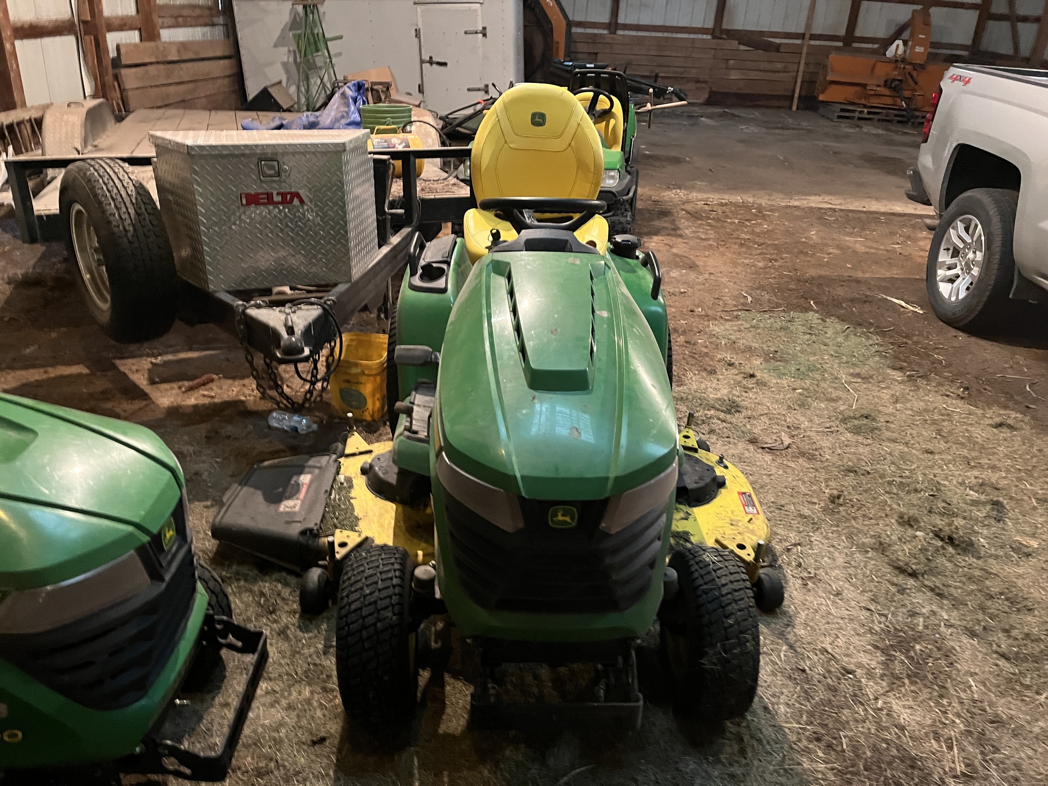  2021 John Deere X590 at Heritage Tractor in Dixon, IL