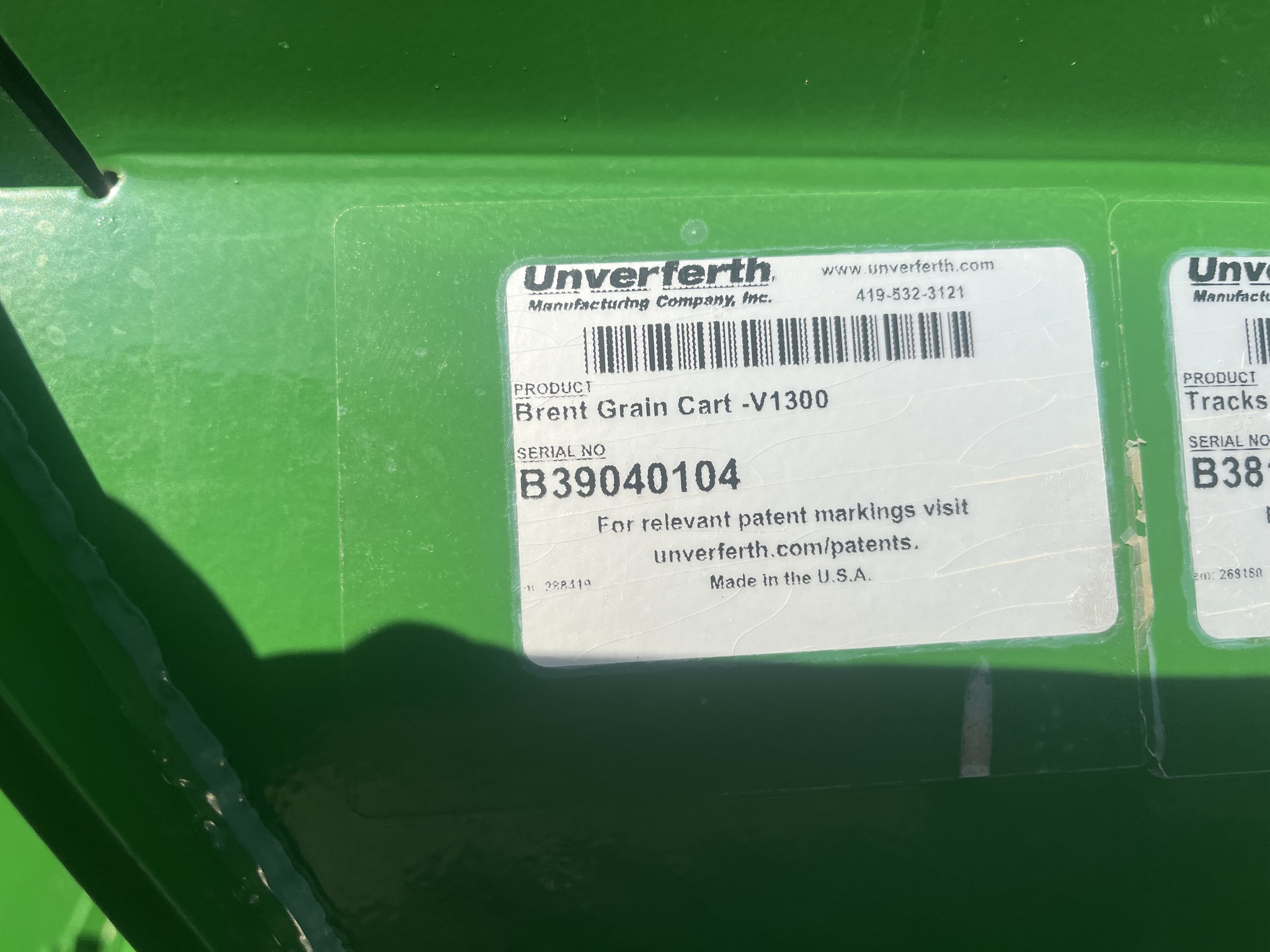  2021 Unverferth Brent V1300 at Heritage Tractor in Pittsburg, KS