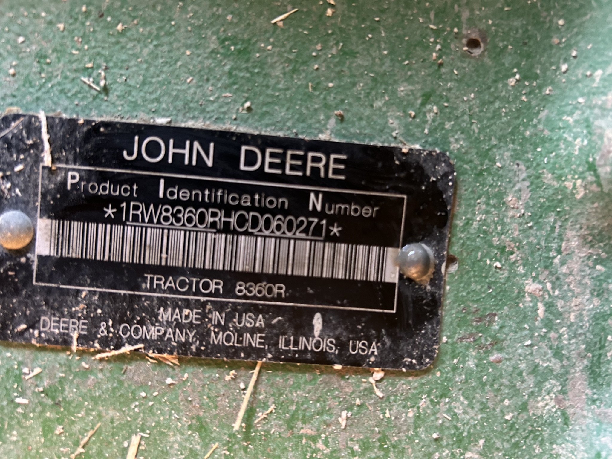  2012 John Deere 8360R at Heritage Tractor in Seneca, KS