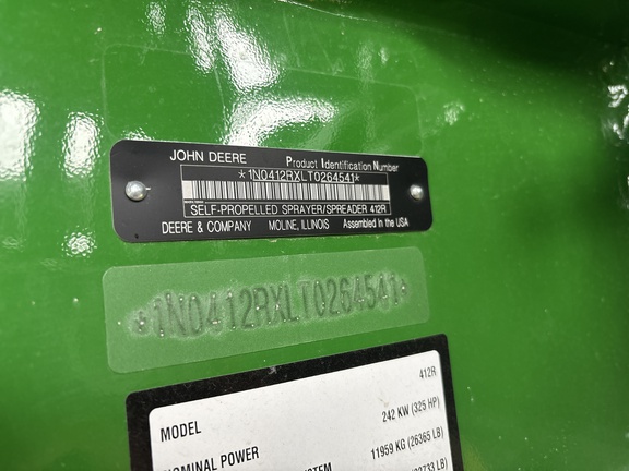 Used 2025 John Deere 412R Self Propelled Sprayers at Koenig Equipment in Urbana, OH - Photo14