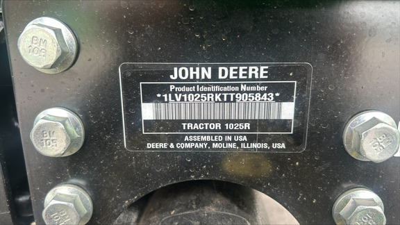 2026 John Deere 1025R