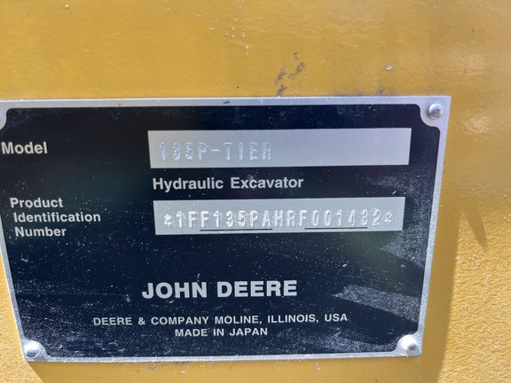 2025 John Deere 135 P-Tier