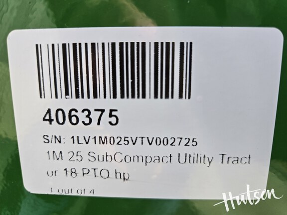 Photo of 2027 John Deere 1M 25